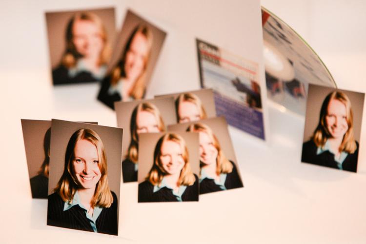 Bewerbungsfotos, digital und als Fotoabzug