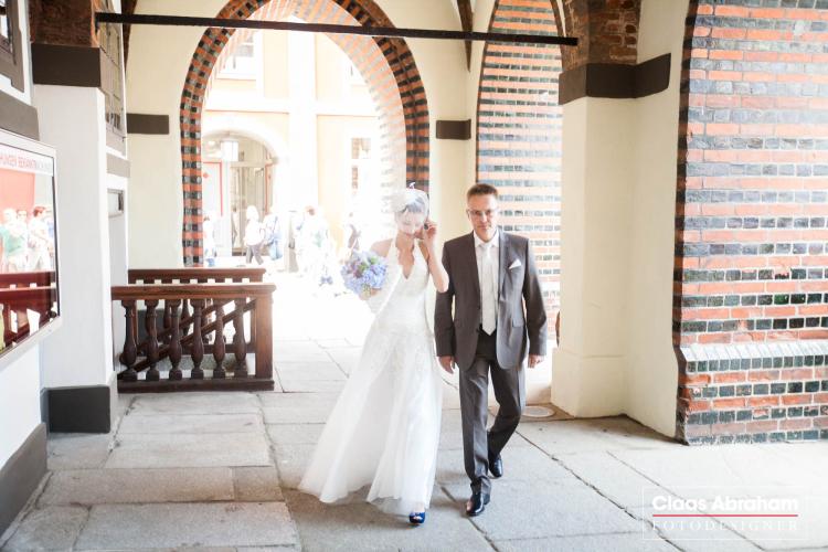 Trauung großen Trausaal von Rathaus, Stralsund
